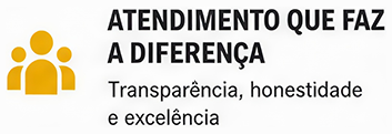 transparência, honestidade e excelência